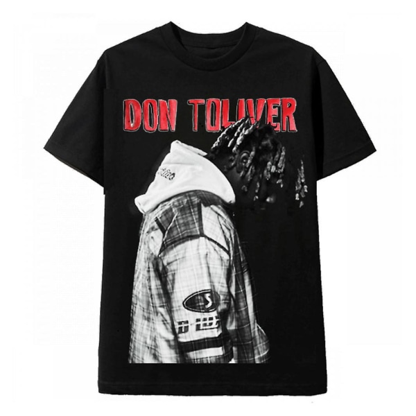 Don Toliver Black Tee Shirt on palannut[HK] Black XXL