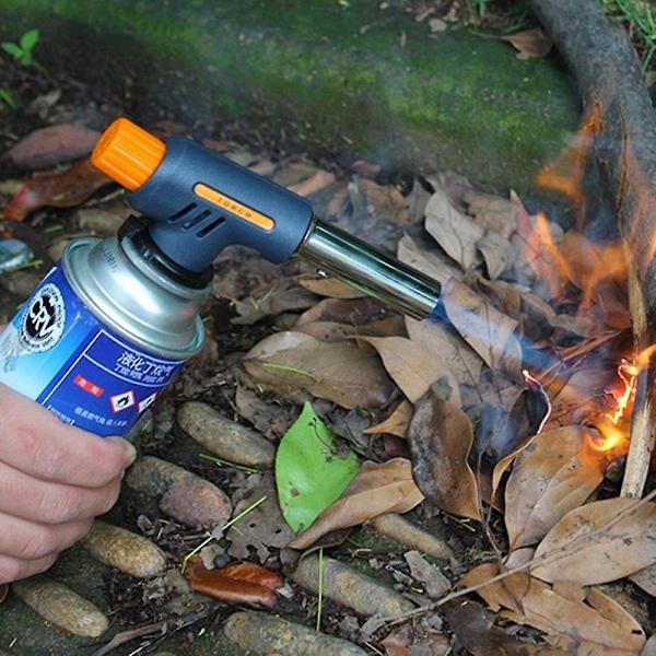 HKK Professionell butan-matlagningsbrännare automatisk tändning flamsprutning utomhus svetsning Bbq gas kulinarisk brännare