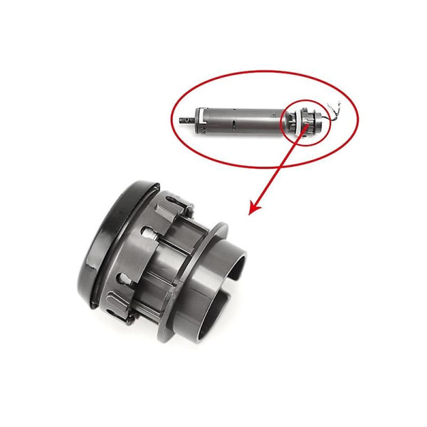 HK  Til V6 V7 V8 V10 V11 Støvsuger Blød Rulle Rengøringshoved Skal Til 20w/30w Motor Snap Motor Bea gray