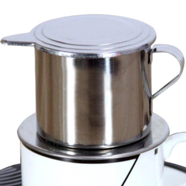 50/100ml Vietnam Style Rustfritt Stål Kaffe Dryppfilter Maker Pot Infuse Cup[HK] 50ML