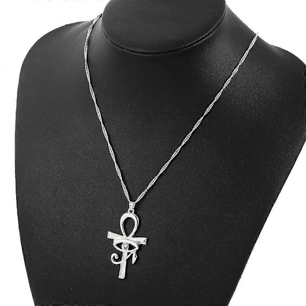 Herre Dame Antikk Egyptisk Kragebenskjede Choker Smykker Gave til Jul[HK] Silver