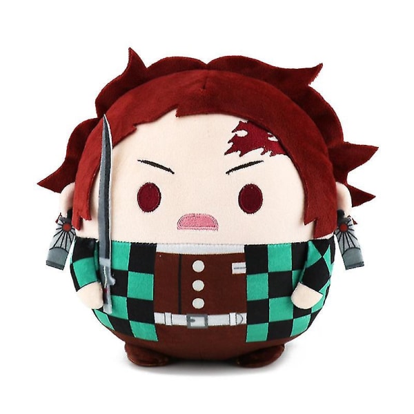 Jujutsu Kaisen Plyschleksaker Dockor Söta Tjocka Typ Yuji Gojo Kugisaki Megumi Nanami Sukuna Plyschleksak Demon Slayer Hänge Present 10cm[HK] Kamado Tanjirou