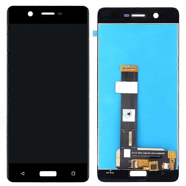 Typ A För Nokia 5 Grad C LCD-skärm och Digitizer-enhet Ersättningsdel (utan logotyp) [HK]