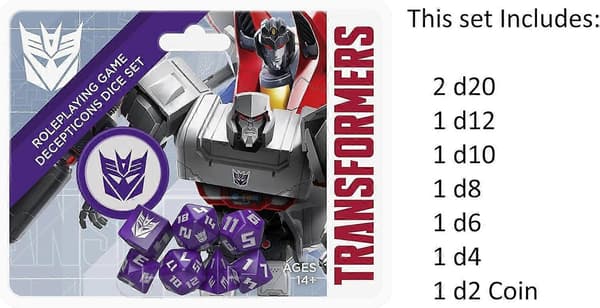 Transformers RPG Decepticon terningesæt[HK]
