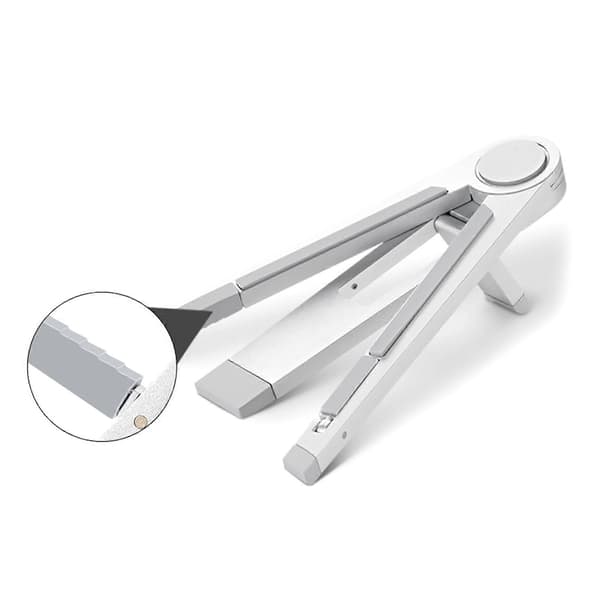 Aluminiums Tablet Stand til Skrivebord Ergonomisk Foldbart Tripod Stativ Højdejusterbar til Samarbejde Nem Opbevaring[HK] Multicolor