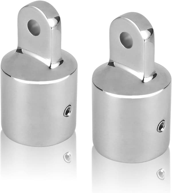 Bimini Top Lås med Ekstern Gaffel til Robust Marine Hardware, 2-Stud Design til 25 mm Rør[HK] 25mm