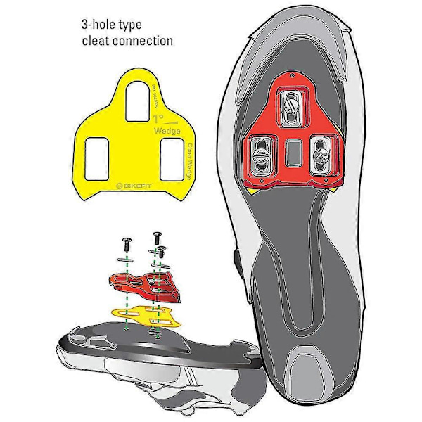 Bikefit Cleat Wedges til Shimano Road Spd-sl & Mtb Spd Atac Speedplay Crank Bros Klamper 8 Stk/pakke Cykeltilpasning[HK] SPD-SL-ROAD
