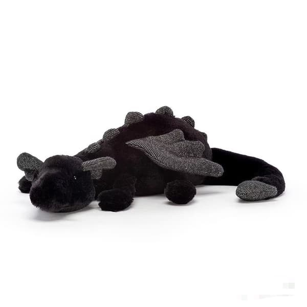 Blødt, nuttet sort gedeplysdyr 66 cm til børn [HK] black