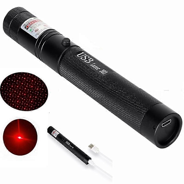 532nm Fokuserbar Laserpenna Multifunktionell Laserpekare för Presentationer[HK] Red Light