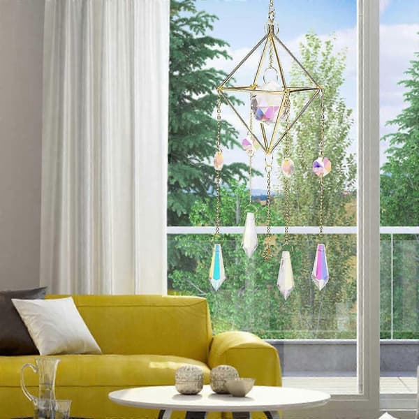 26 cm K9 Crystal Rainbow trädgårdsspel [HK]