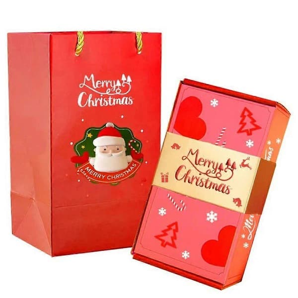10/12/16/18PCS Vikbar Hoppande Presentförpackning DIY God Jul Rött Kuvert Presentförpackning Födelsedagsförslagsbox Kreativ Exploderande Box[HK] A