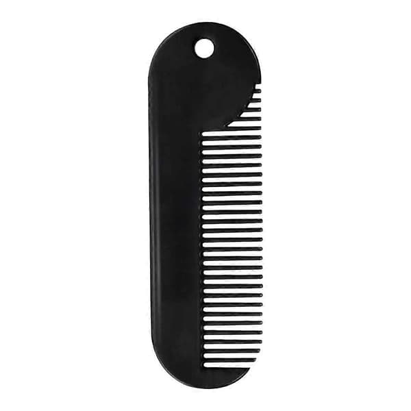Solid Bartkam av sinklegering for bartstyling, portabelt groomingverktøy [HK]