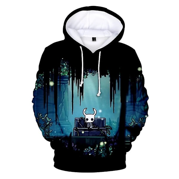 Børns Hollow Knight 3d hættetrøjer Mænd/kvinder Forår Efterår Print Sweatshirts Kreative Harajuku Hollow Knight Mænds hættetrøjer Oversized 3d3[HK] 3D3 M