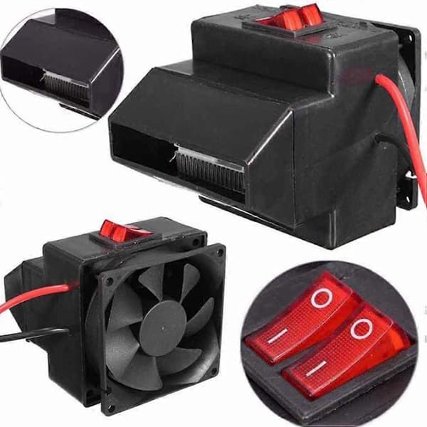 Varm Køleventilator til Bilvarme 12V Sort Bilvarmeventilator[HK]