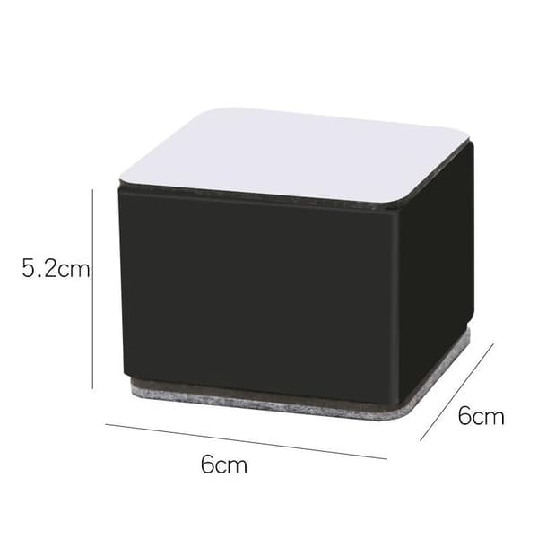 Hev bordben Solid stålstøtte 5 cm justerbar høyde 4500 kg[HK]