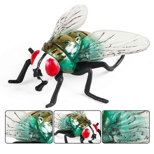 Simulerade flugor leksakssamling miniatyr flugmodell för flickor och barn