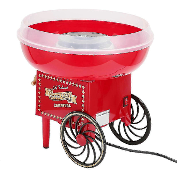 Elektrisk Candy Floss Maskine Vintage Vogn Design til Fødselsdagsfester 220V[HK]