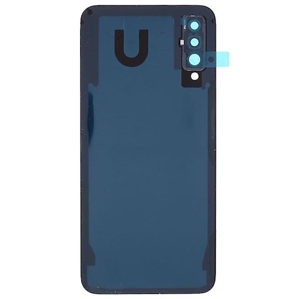 Til Samsung Galaxy A50 A505 Batteri Hus med Kameralinse Dæksel -[HK] Black Multicolor