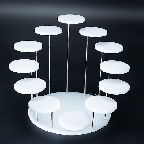 Multi-lags Kageholder Rundt Kage Stativ Holder Bakke Til Fest Kage Dessert Mad Servering[HkkK] F