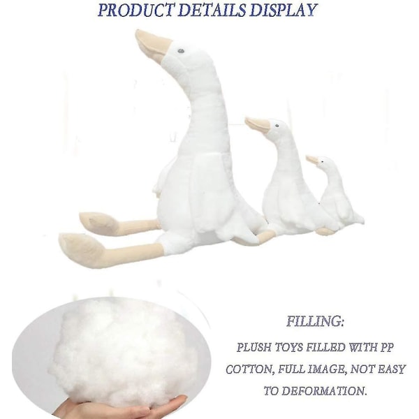 15,7" Swan gosedjur, gås Plysch vit gosedjur leksakspresenter för barn[HK]