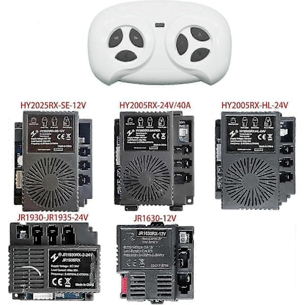 SBSG JR1602FCC 2.4G Bluetooth Fjärrkontroll för Elbilar, JR1839FCC Vit Fjärrsändare för Elektrisk Bil Leksak JR1603, JR1810, [HK]