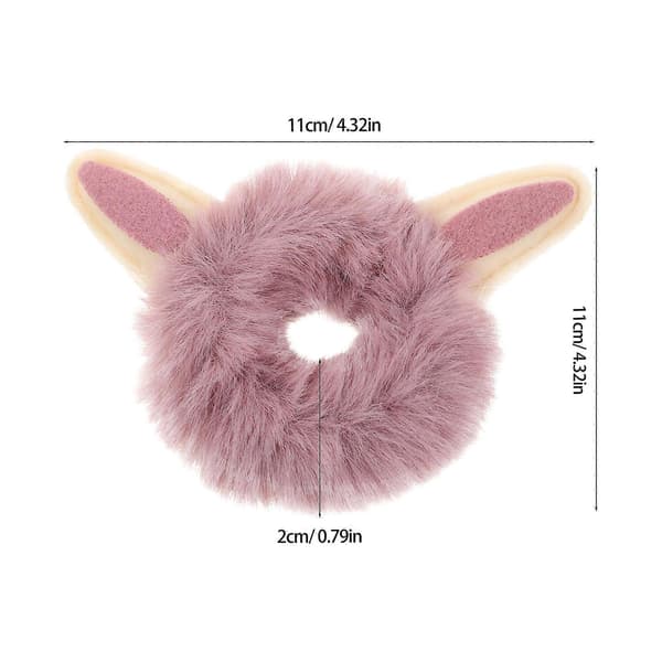 Sød Plys Hår Elastik til Kvinder med Trendy Stil [HK]