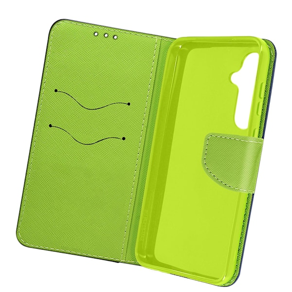 Etui til Galaxy S24 Plus / S25 Plus Clapet Wallet Video Stand[HK] Bleu Nuit
