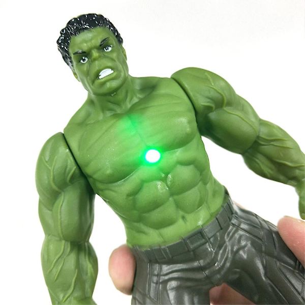 Spider-Man Actionfigurer Leksak Dockor Dekor Superhjälte Avengers Iron Man Hulk Captain America Barn Pojkar Flickor Present[HK] Hulk