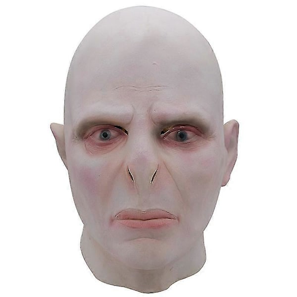 Harry Potter Lordi Voldemort Cosplay Lateksipäänaamio Halloween Kauhu Kalju Rekvisiitta Kasvopeite Pääpanta Karnevaali Juhlat Hieno Pukeutuminen Rekvisiitta [HK]