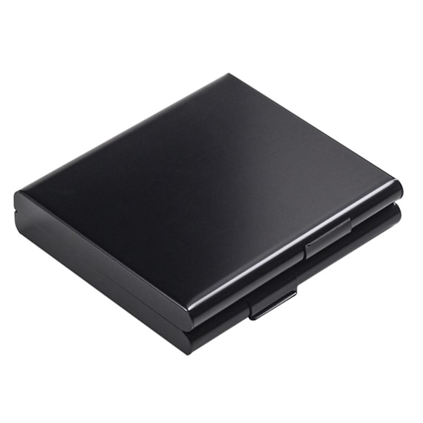 HK  Aluminiumlegering Cigaret Etui Bærbart Automatisk Cigaret Dispenser Til Kvinder Mænd Black