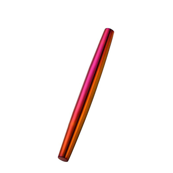 Rullepind i rustfrit stål med mat finish og rosegold titaniumbelægning [HK] Phantom Red