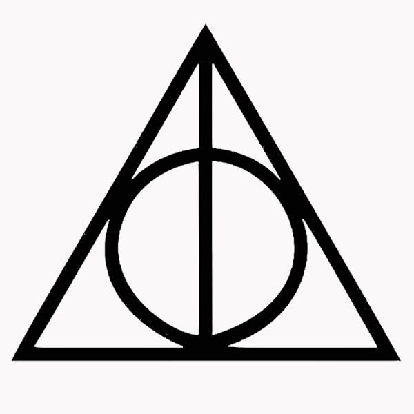 HK Kuoleman Varjelukset Harry Potter -auton heijastavat tarrat White