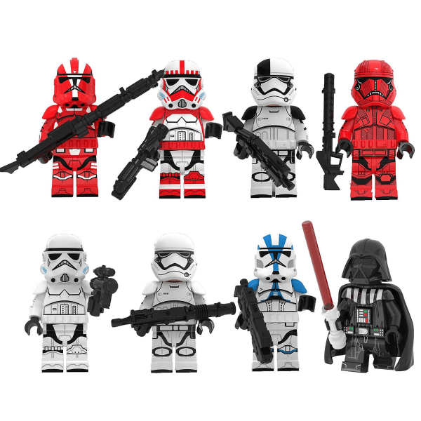 8 stk. Star Wars barnemontert minifigur leketøy[HK]
