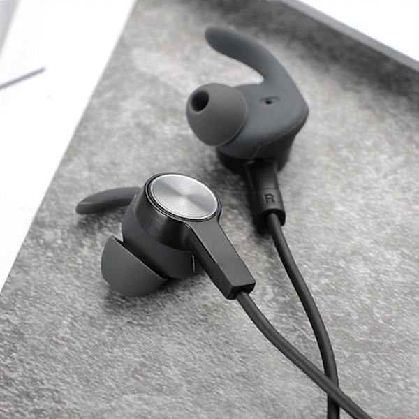 6 stk. ørepropper, In-Ear spidser, blød silikonehud til Hua-wei xSport/Honor AM61[HK] Black