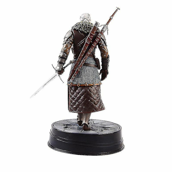 The Witcher 3: Wild Hunt Geralt of Rivia Actionfigur Leksaker Spelfigur 24cm PVC Samlingsmodell Prydnad Present till Barn[HK] figure (no box)