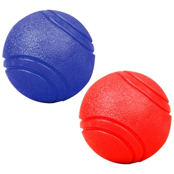 Hundelegetøj Solide Bolde Gummi Tyggelegetøj til Hunde Premium Solid Bidebestandig Bold[HK] Red