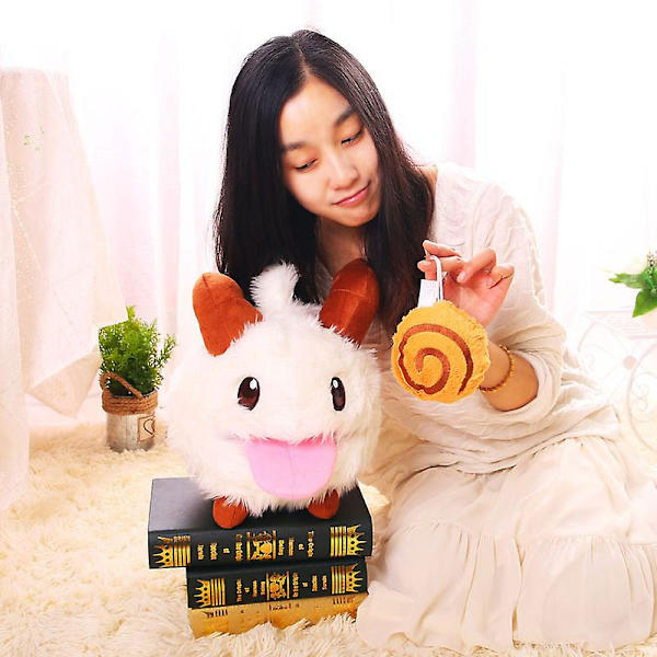 League of Legends Poro Plussjdukke LOL Søt Barnedukke Cos Poro Bursdagsgave[HK]