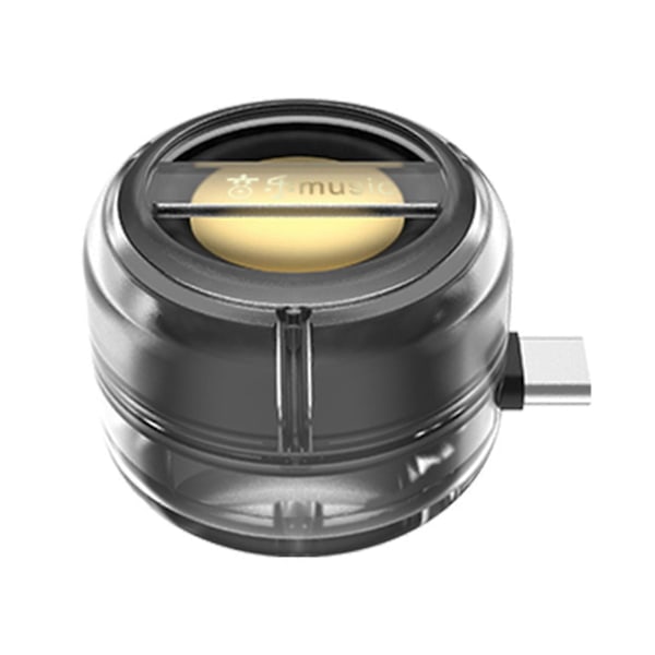 Mini Högtalare Plug-and-play Mobiltelefon Högtalarförstärkare Portabel Subwoofer Ljudbox för Hemmakontor[HK] Clear