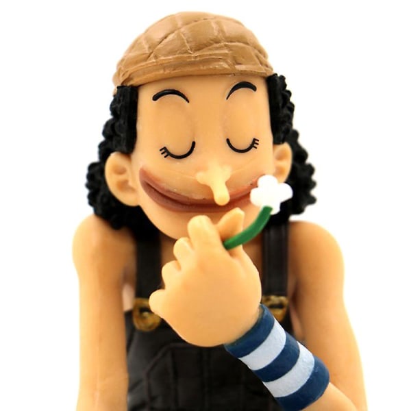 11cm Anime One Piece Usopp Duftblomst Siddende Pose Action Figur Dukker Gave[HK] One Size