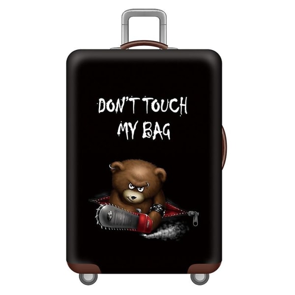 Rør ikke ved min taske Elastisk rejsebagagebetræk Kuffert Trolleytaske Taskebeskytter[HK] L 25 28 inch Style D
