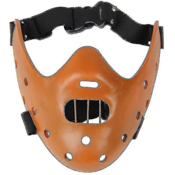 Hannibal Maske Skrekk Hannibal Skummel Resin Lecter The Silence Of The Lambs Maskerade Cosplay Fest[HK] Brown