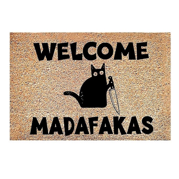 Madafakas-kuvioinen ovimatto, hauska ovimatto kotiin R Kit Bath R Give Fun[HK]