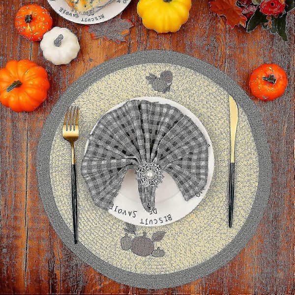 Halloween servettringar set om Acsergery 8 silver pärla servettringar diamant spindel servett present [HK]