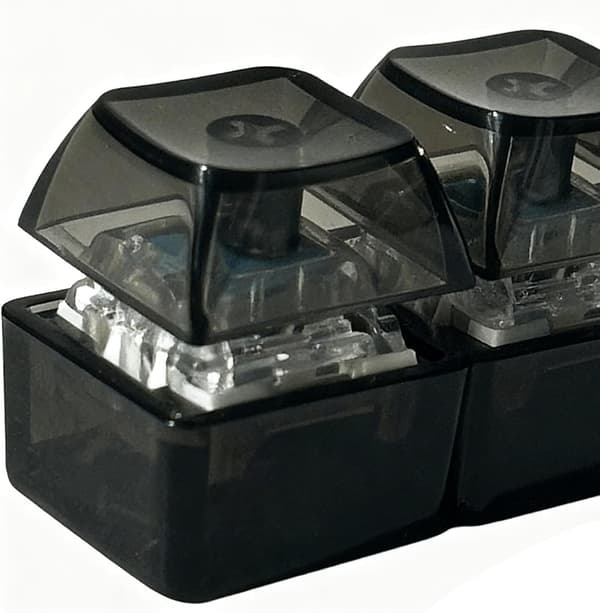 Fidget Spinner med RGB-lys og lyd for voksne og barn [HK] transparent
