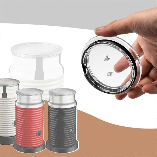 Melkeskummer Lokk Deksel & Tetning Reservedeler for Aeroccino 3 3593 & 3594 Melkeskummer Maskiner[HK] Transparent