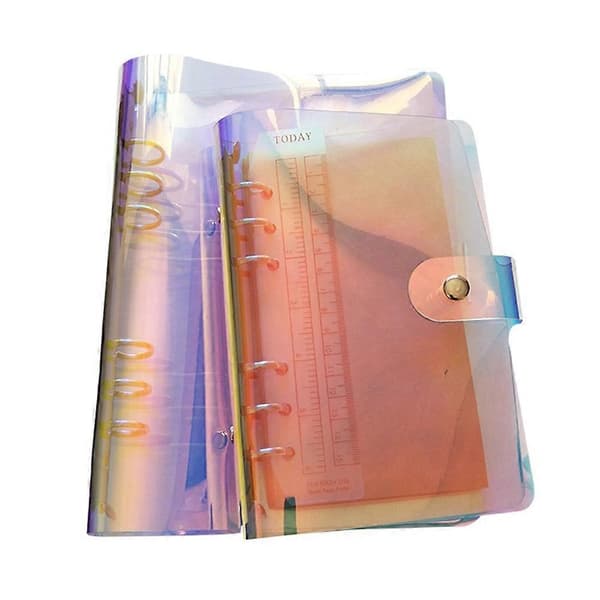 Ringbind Løsblad Multi Farve Transparent Filmappe til Kontorbrug[HK]