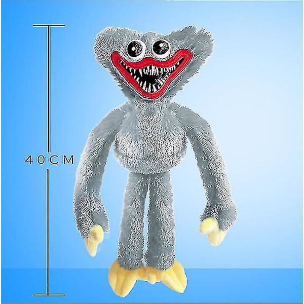 40cm Poppy Playtime Plyschleksak Figur Huggy Wuggy Dock_x[HK] gray