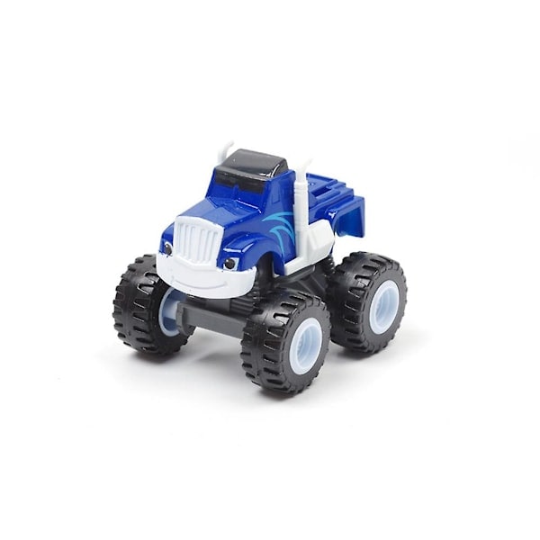 1 st Die-cast Blaze Monster Machines Friktionsracer Bilfordon Leksak Barn Present[HK] Blue
