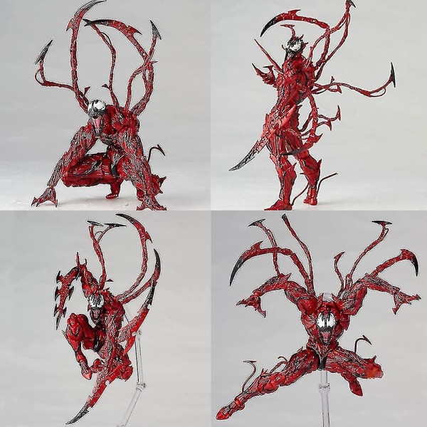 Deluxe Yamaguchi Carnage Actionfigur Leksak Röd Venom Carnage Samlarobjekt Modell Variabel Actiondockor Leksaker Fans Gåvor[HK]