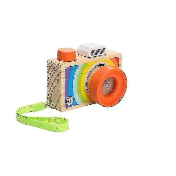 Trä Regnbåge Baby Toy Camera Pendel Toy[HK]